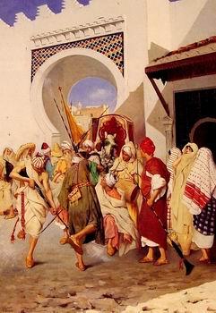 unknow artist Arab or Arabic people and life. Orientalism oil paintings  536